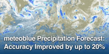 meteoblue улучшает точность прогнозов осадков до на 20%