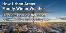 How Urban Areas Modify Winter Weather