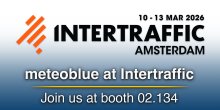Navigating Weather Volatility: Join meteoblue at Intertraffic 2026