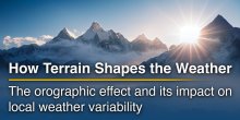 Orographic Effects: How Terrain Shapes Local Weather