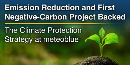 meteoblue Reduces Emissions and Backs First Negative-Carbon Project