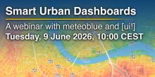 Webinar zu Smart Urban Dashboards von meteoblue und [ui!]